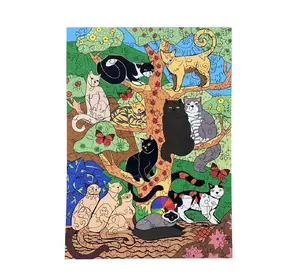 Детский Деревянный пазл Funny Cats Детский Деревянный пазл Funny Cats